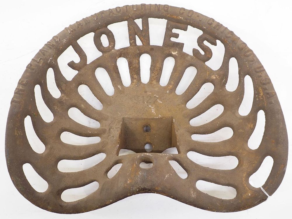Lot 711: Jones cast iron seat