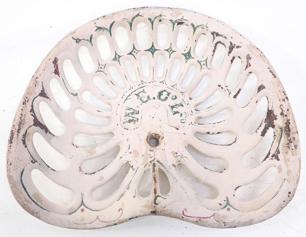 Lot 715: W.E.Co.Ltd cast iron seat