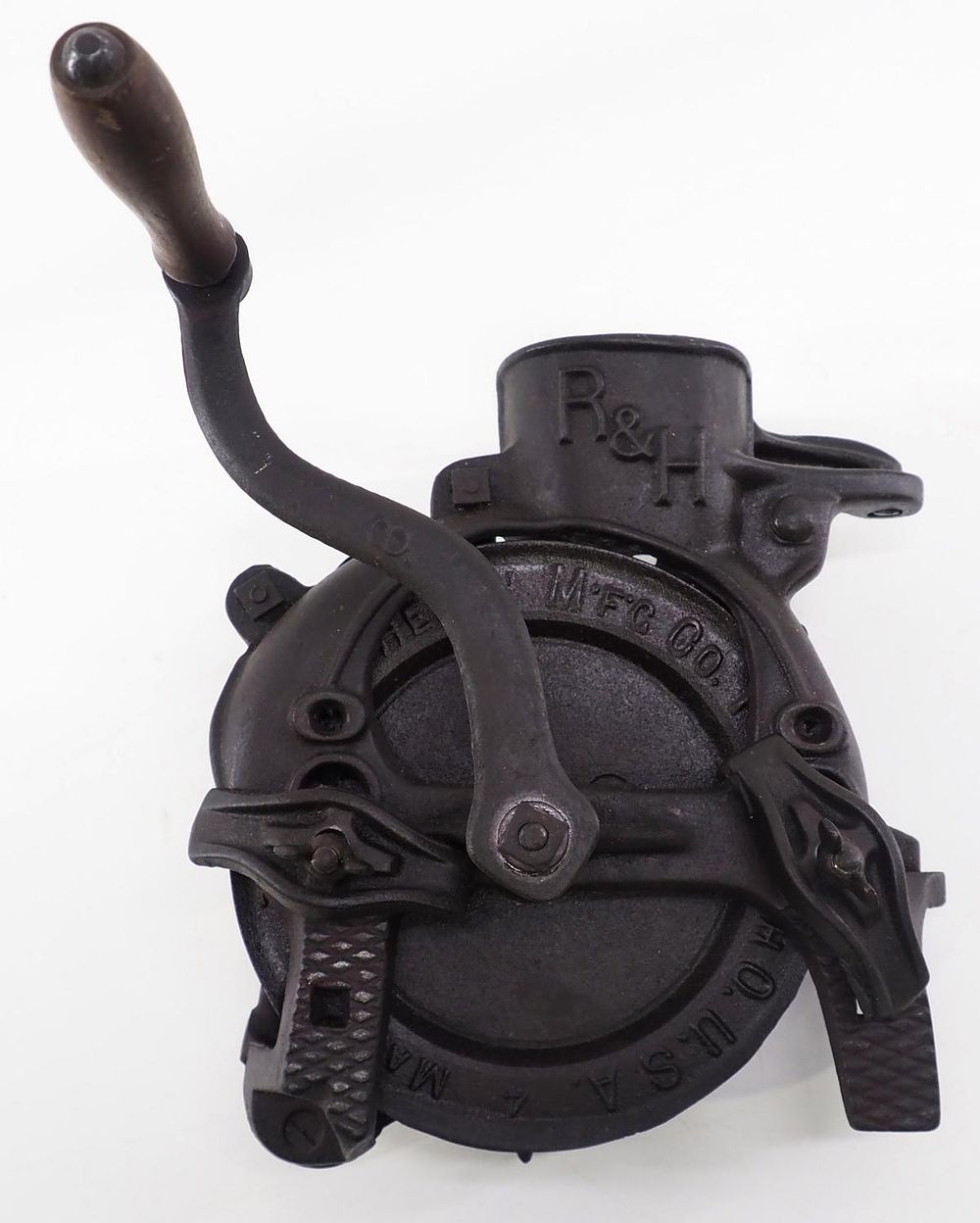 Lot 718: Root-Heath Mfg Co. box-mount corn sheller