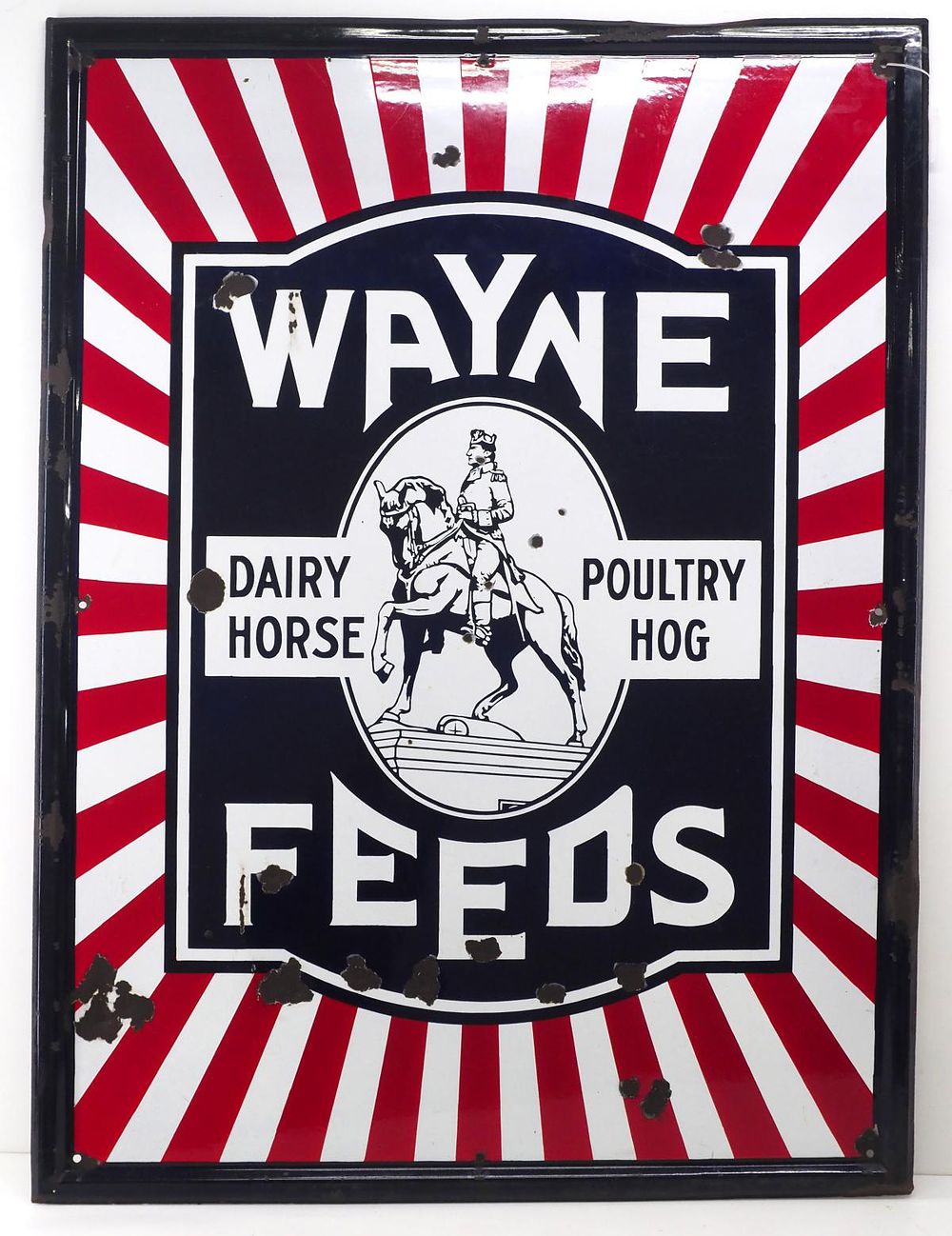 Lot 725: Wayne Feeds self-framed sign