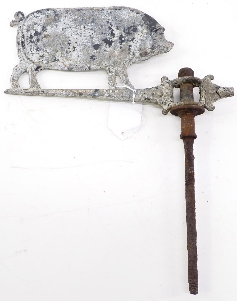 Lot 744: Small pig weathervane arrow