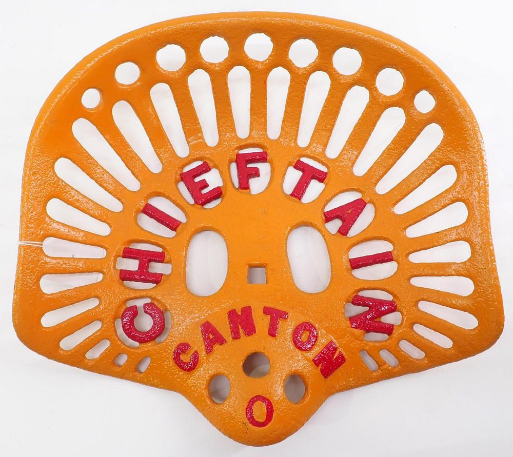 Lot 822: Chieftan, Canton, O cast iron seat