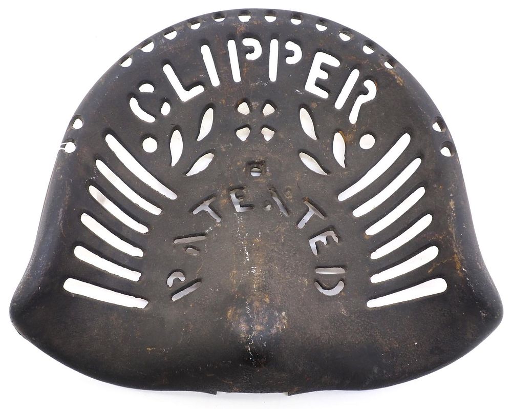 Lot 852: Clipper Patented cast iron seat