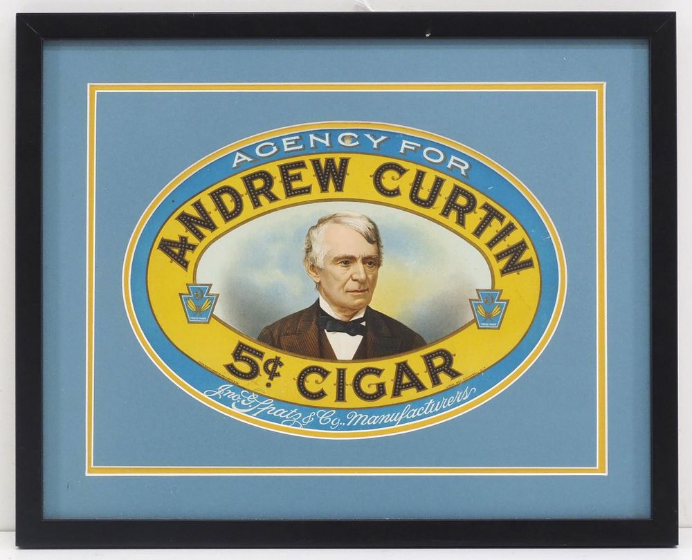 Lot 1005: Andrew Martin 5-cent Cigar lithograph