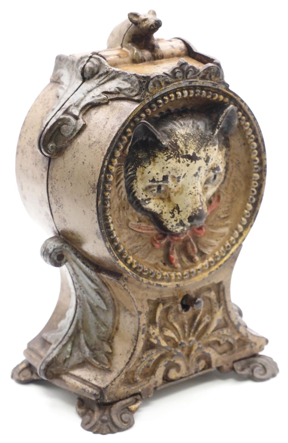 Lot 1059: "Cat and Mouse" mechanical bank