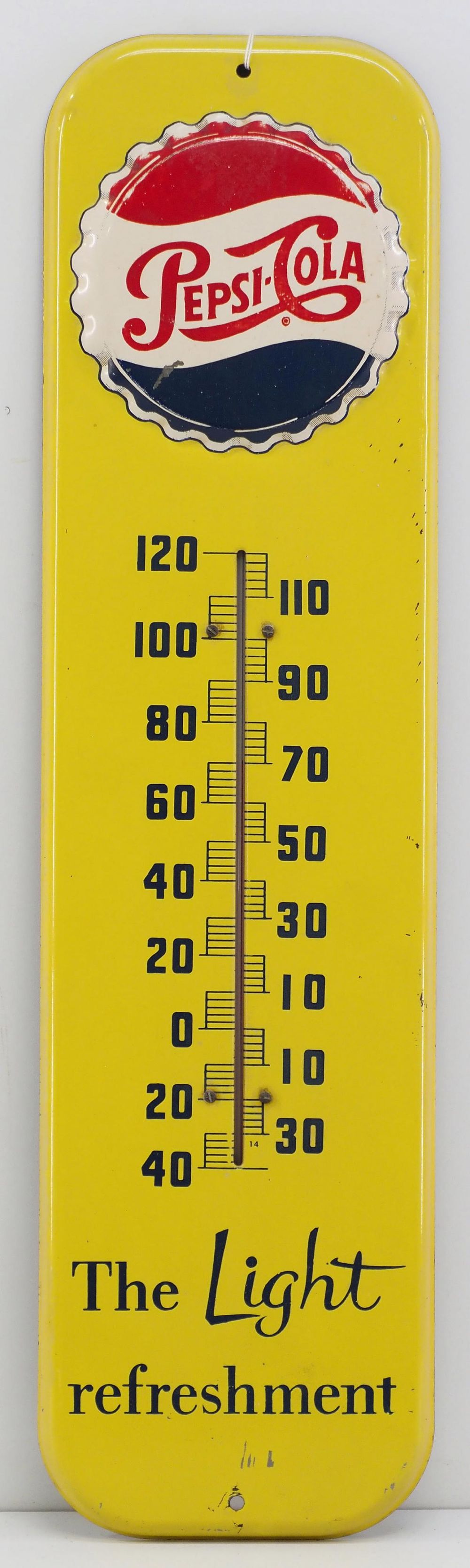Lot 1126: Pepsi-Cola thermometer