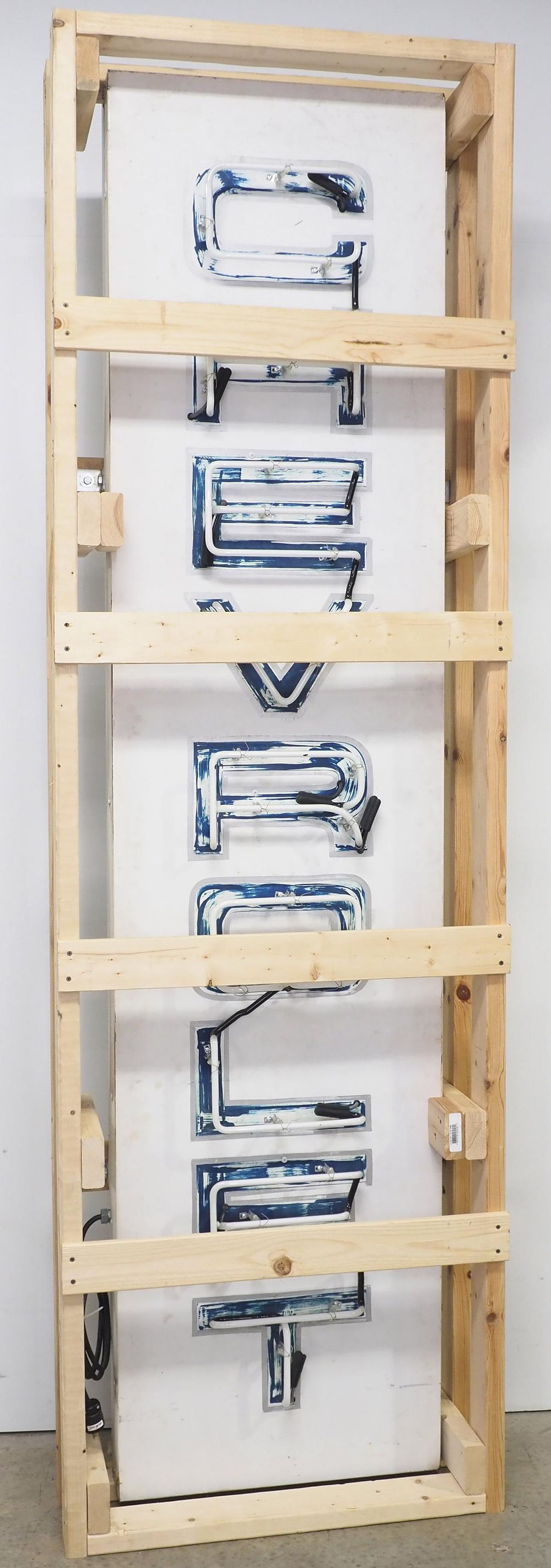 Lot 1144: Chevrolet sign with porcelain face