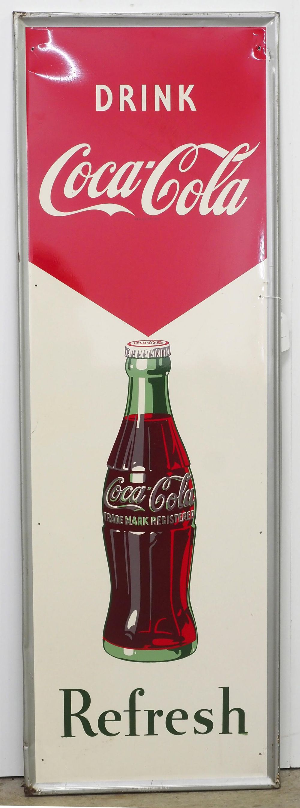 Lot 1164: Drink Coca Cola sign
