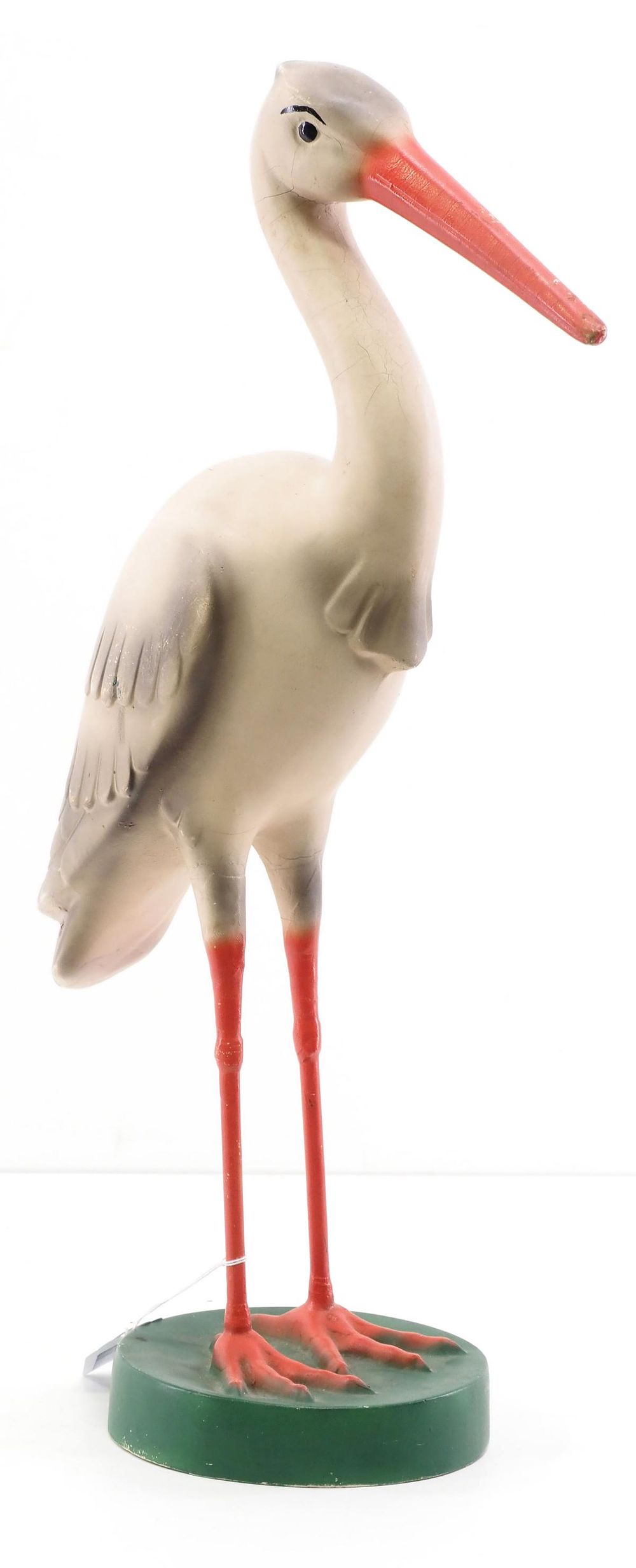 Lot 1176: Papier mache store display stork