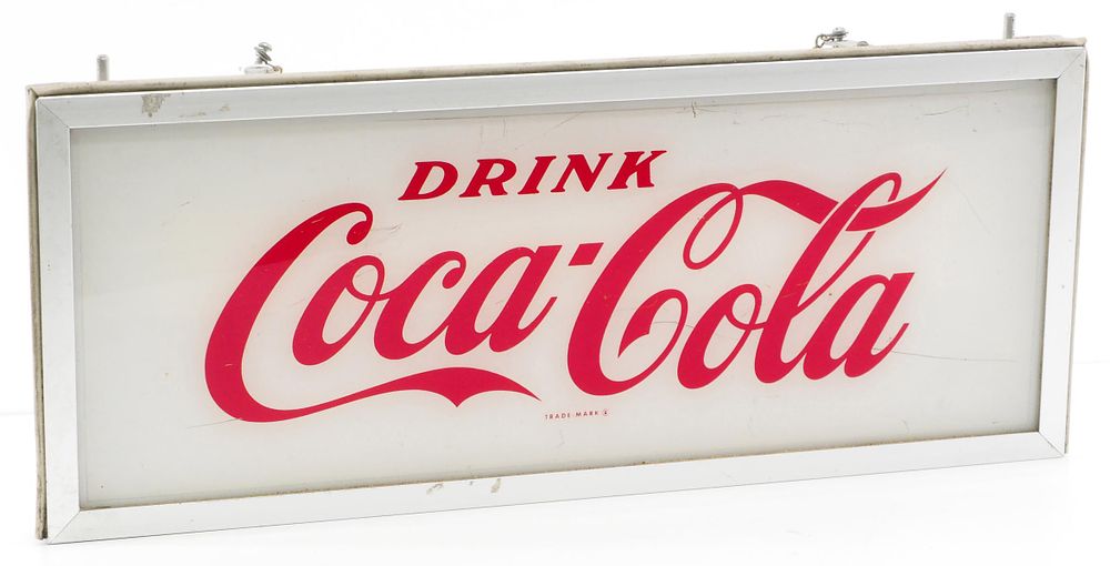 Lot 1290: 1950's Coca Cola lighted sign
