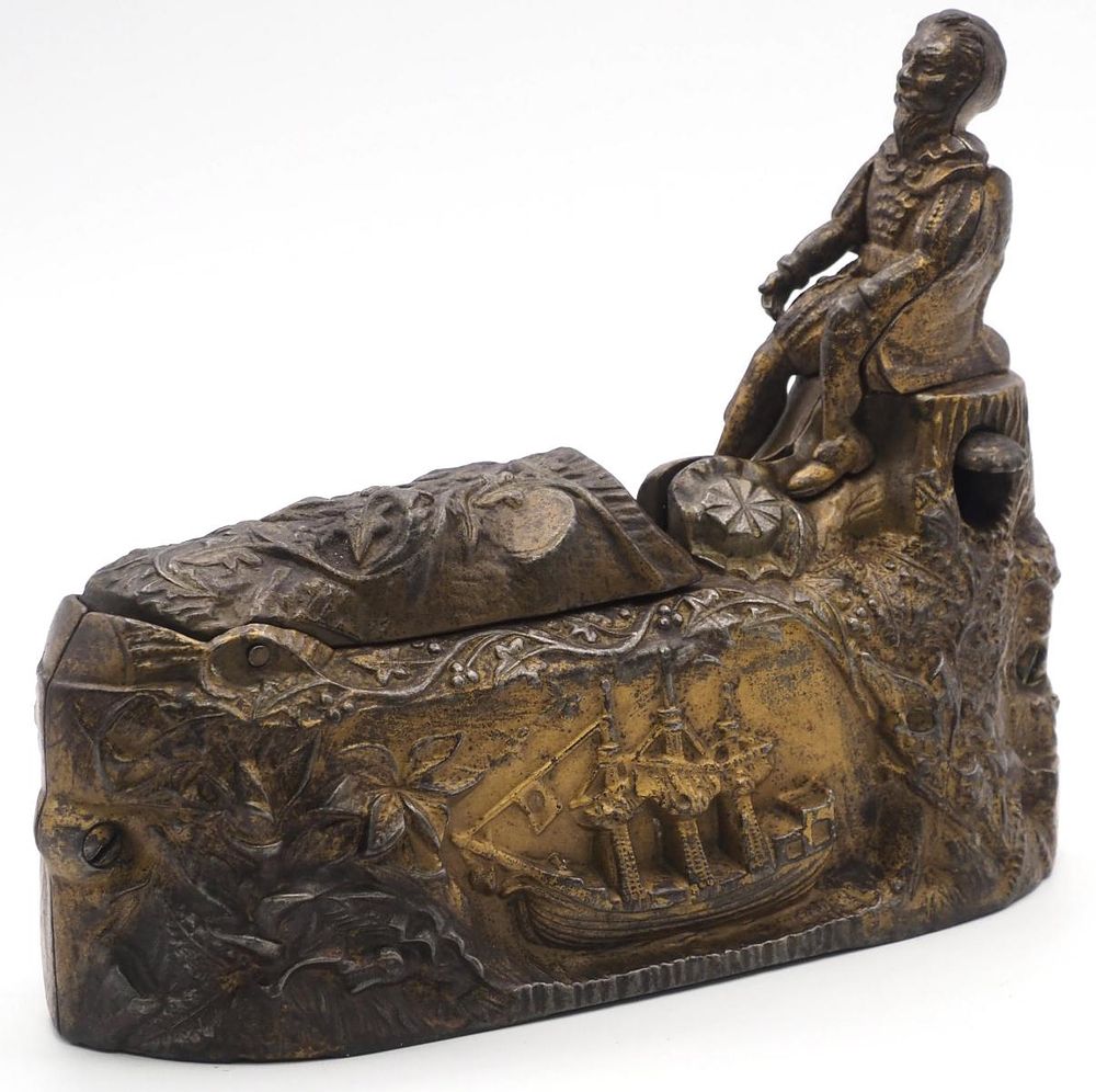 Lot 1331: "World's Fair, Columbus" mechanical bank