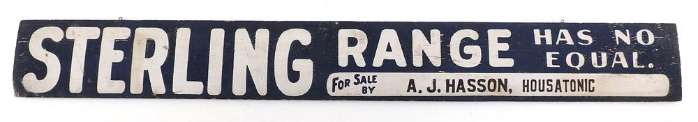 Lot 1335: Sterling Range dealer sign