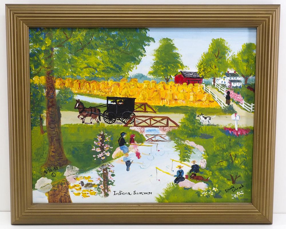 Lot 1351: "Indiana Summer" by Emma Schrock