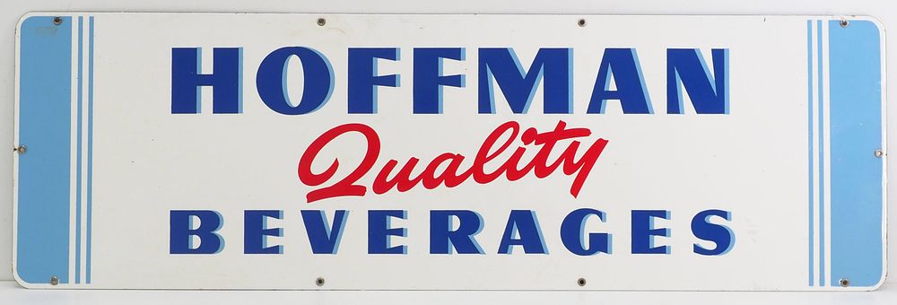 Lot 1360: Hoffman Quality Beverages sign