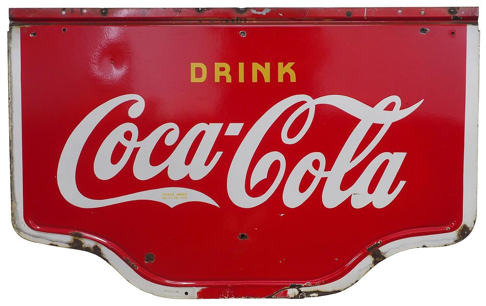 Lot 1371: 1941 Drink Coca Cola sign