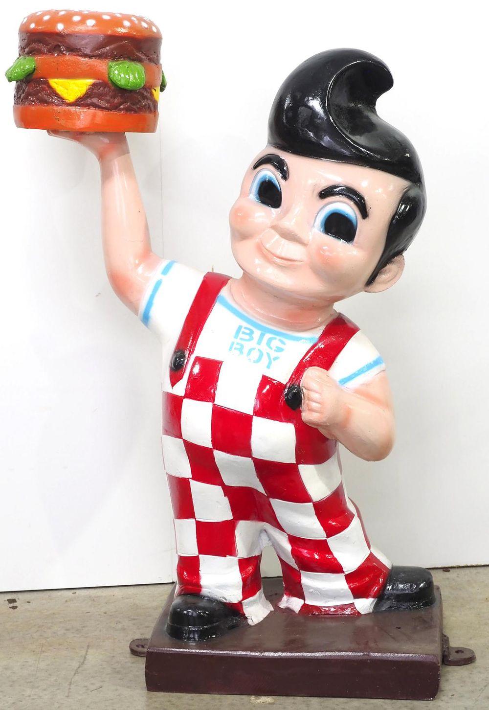 Lot 1383: Small aluminum Big Boy boy