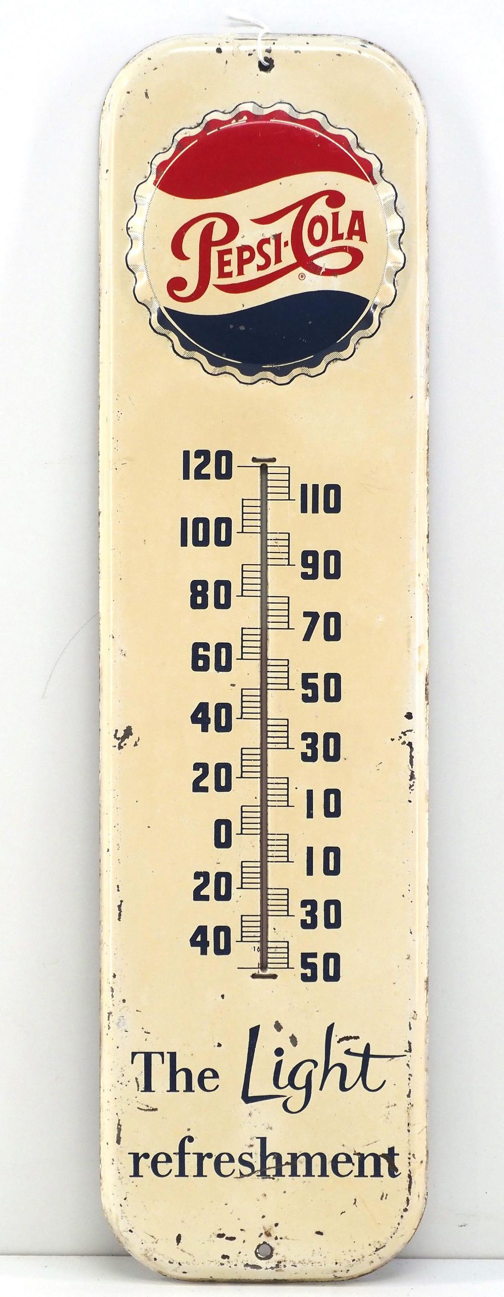 Lot 1400: Pepsi-Cola thermometer