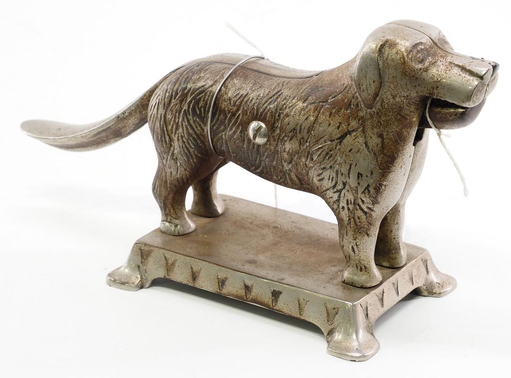 Lot 1451: Dog-shaped metal nutcracker