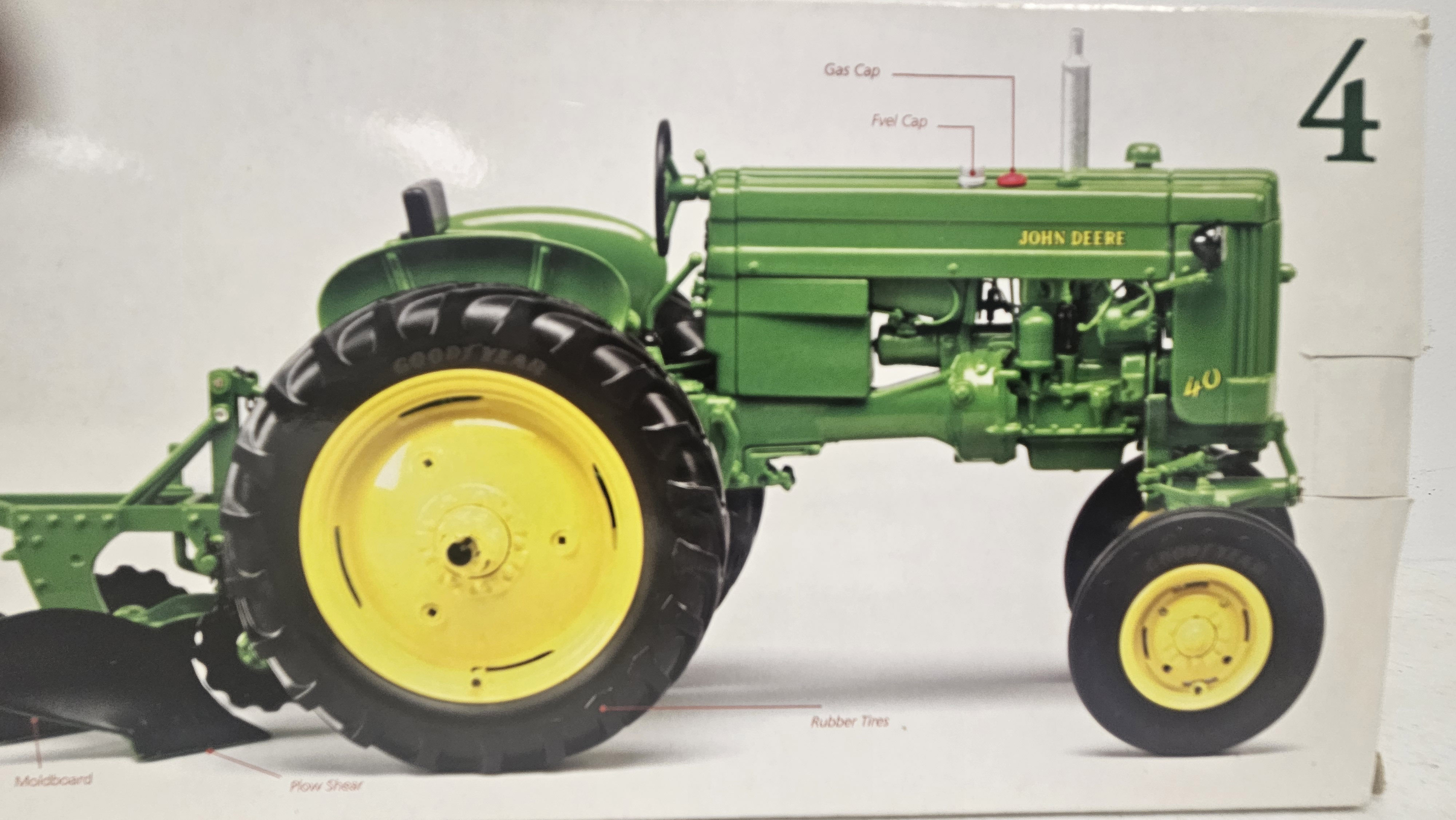 John Deere HD Model 40T Tractor with Plow