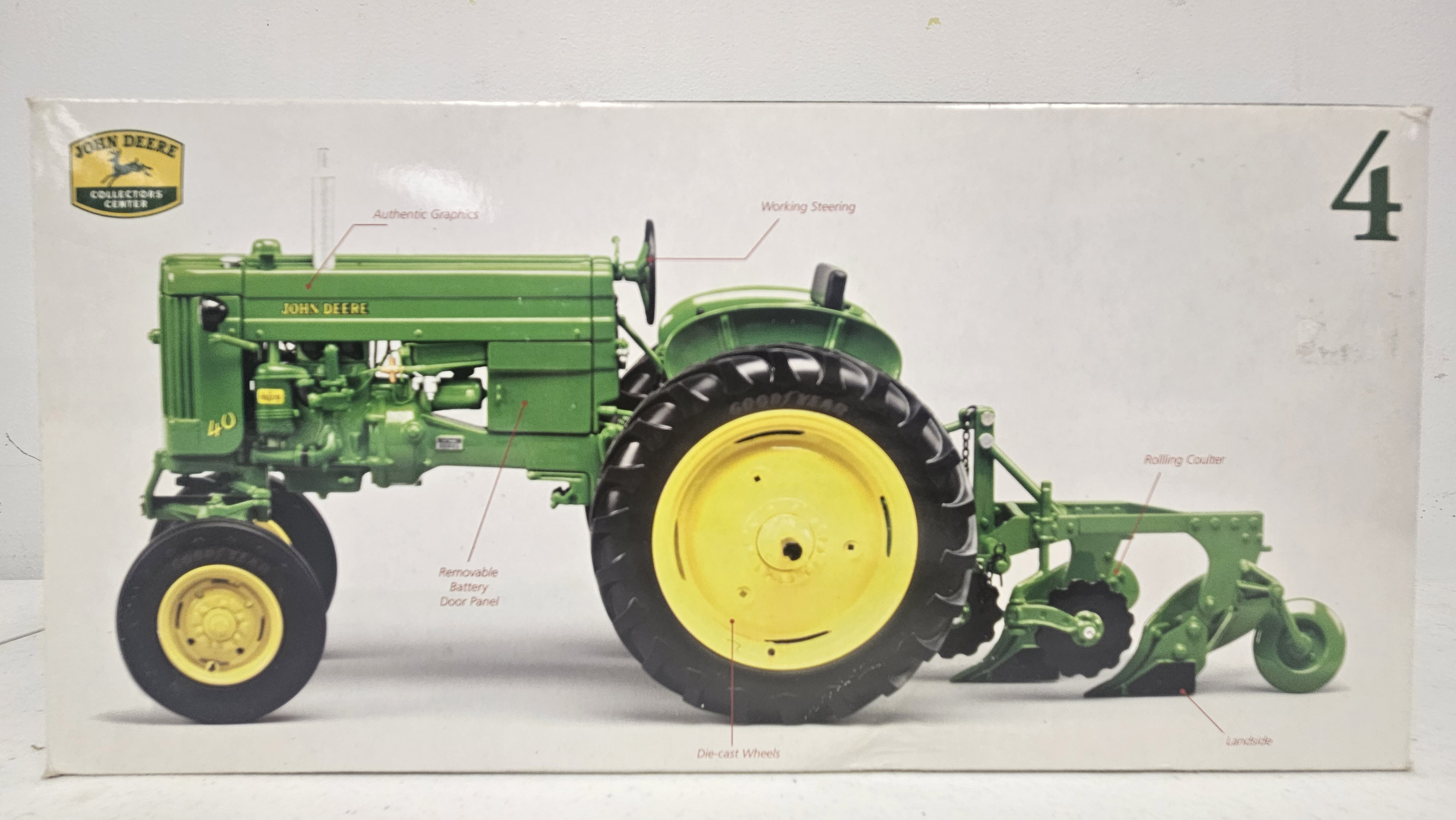 John Deere HD Model 40T Tractor with Plow
