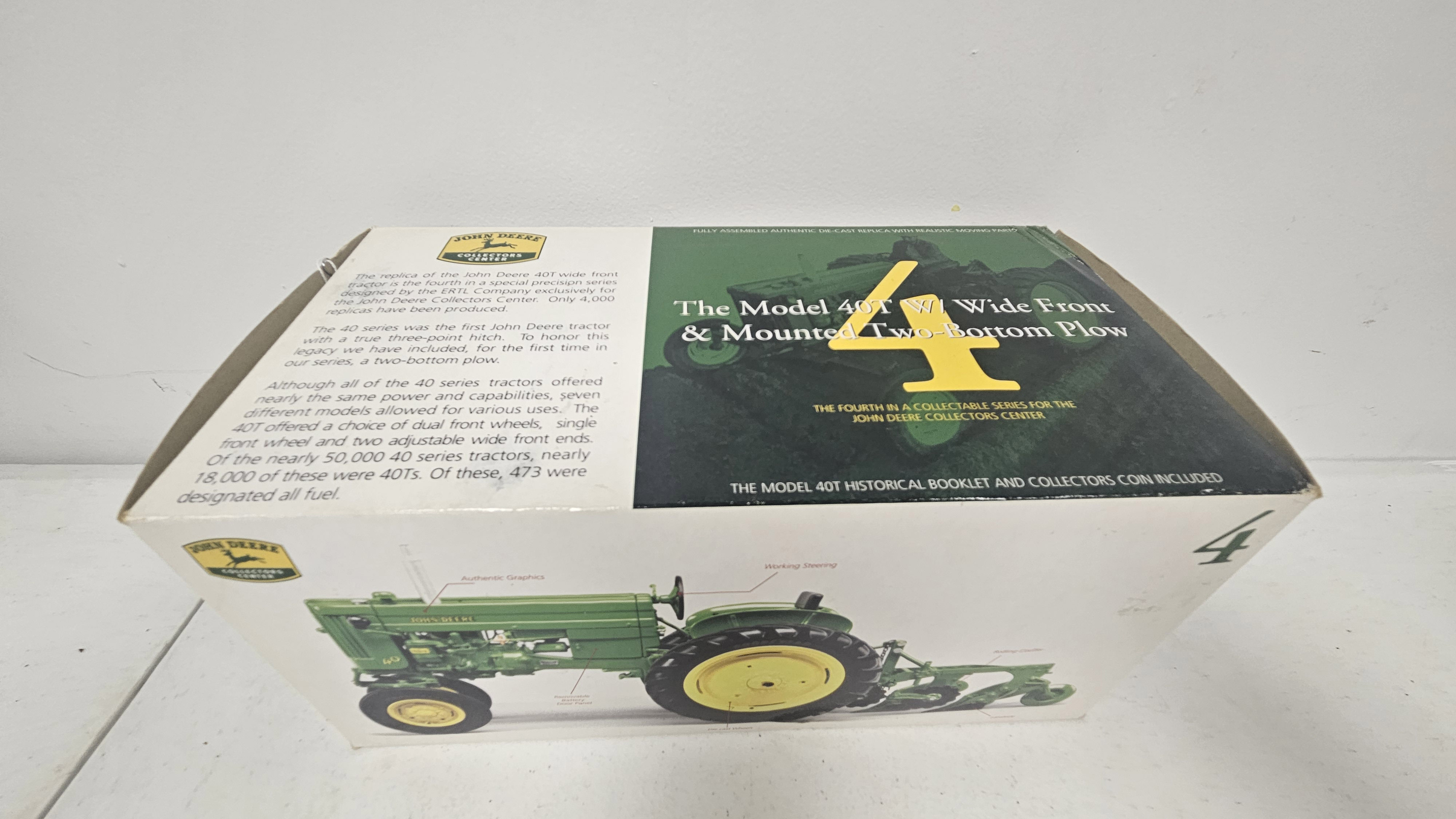 John Deere HD Model 40T Tractor with Plow
