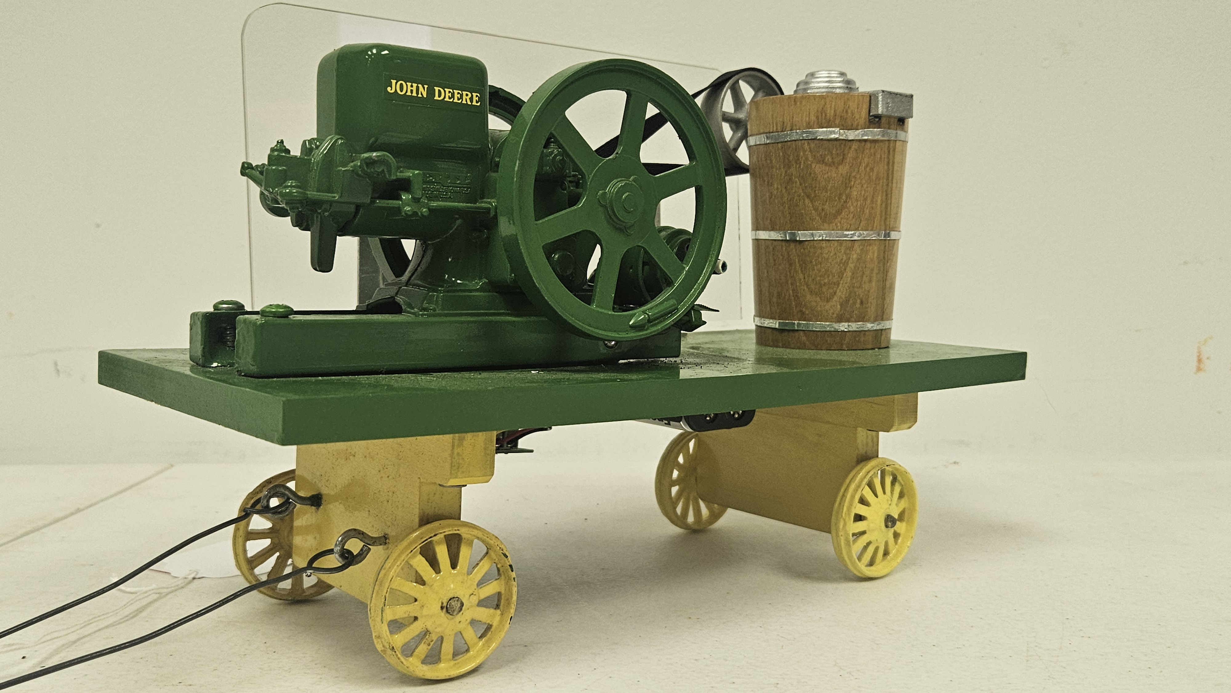 John Deere Model E Engine with Ice Cream Freezer