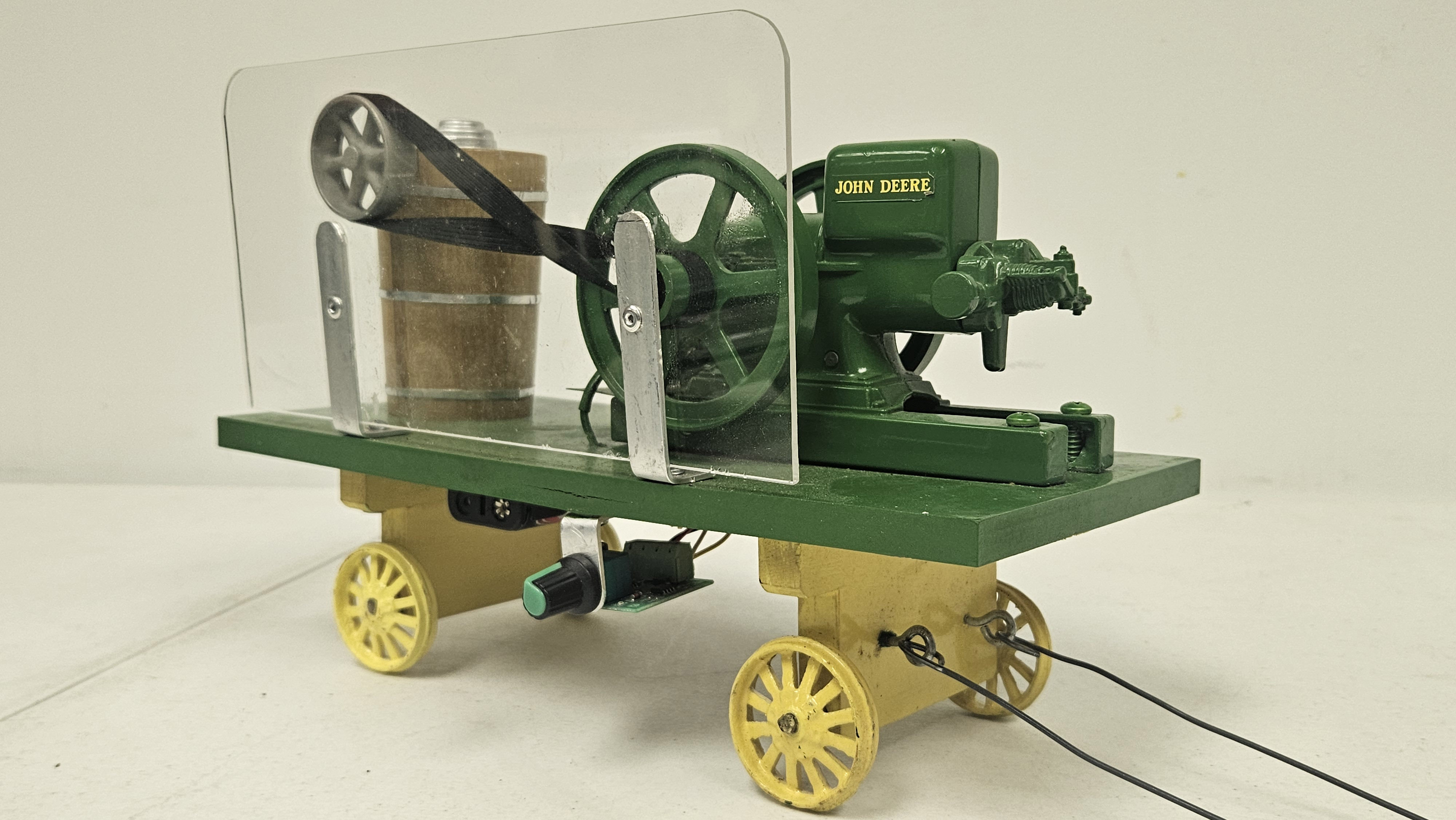 John Deere Model E Engine with Ice Cream Freezer
