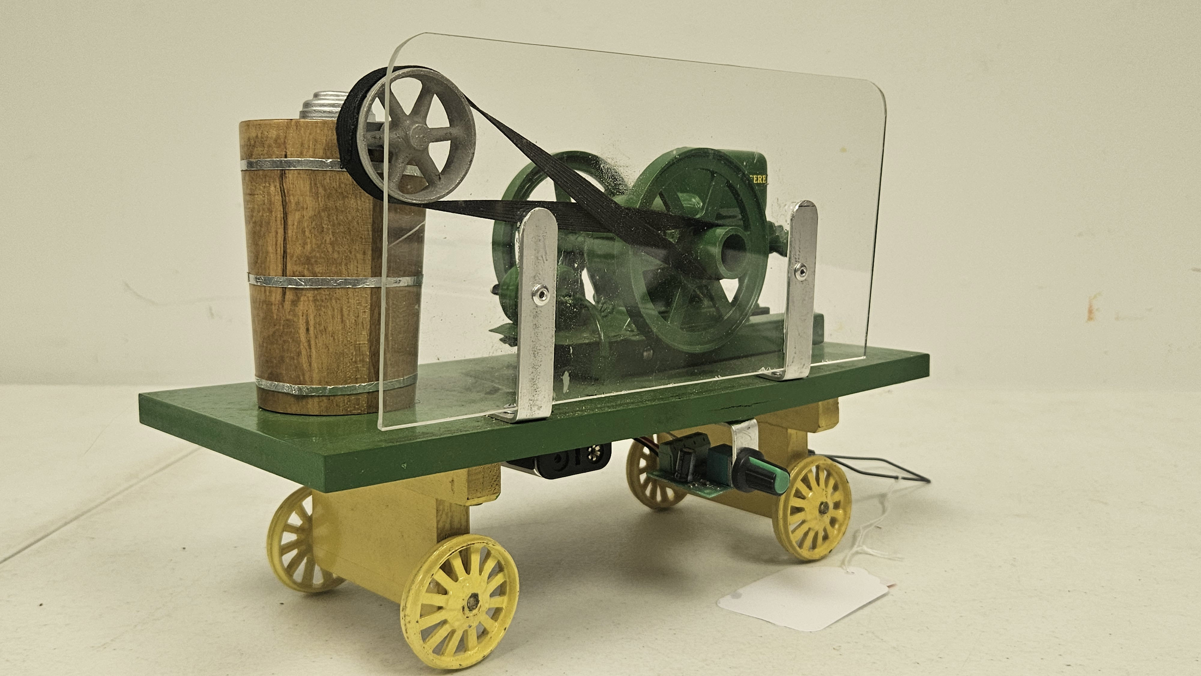 John Deere Model E Engine with Ice Cream Freezer