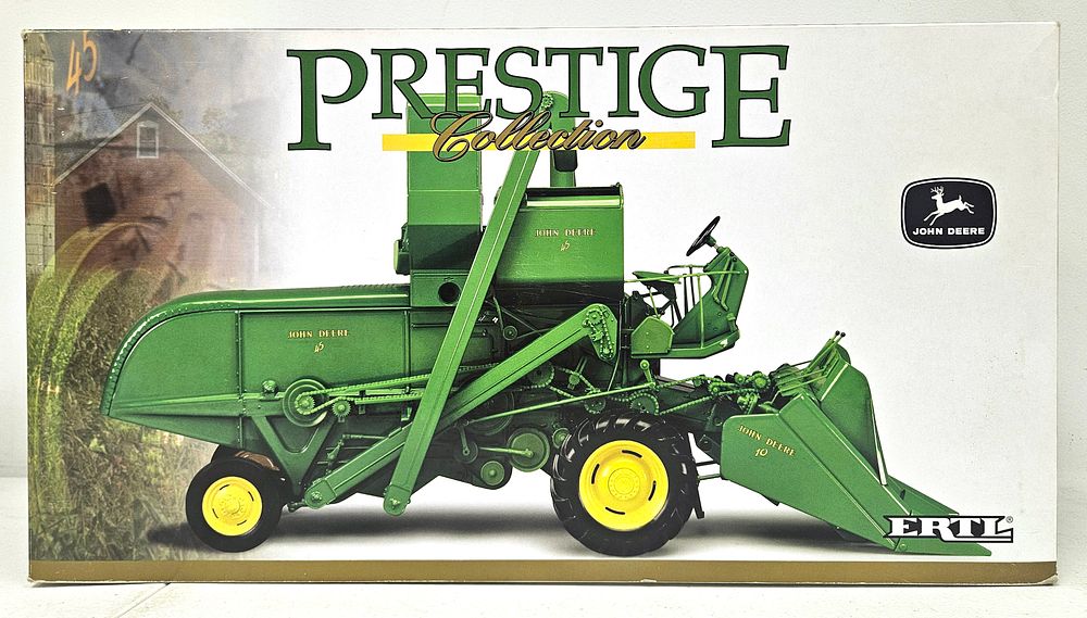 Lot 5145: John Deere Combine with 2-Row Corn Head