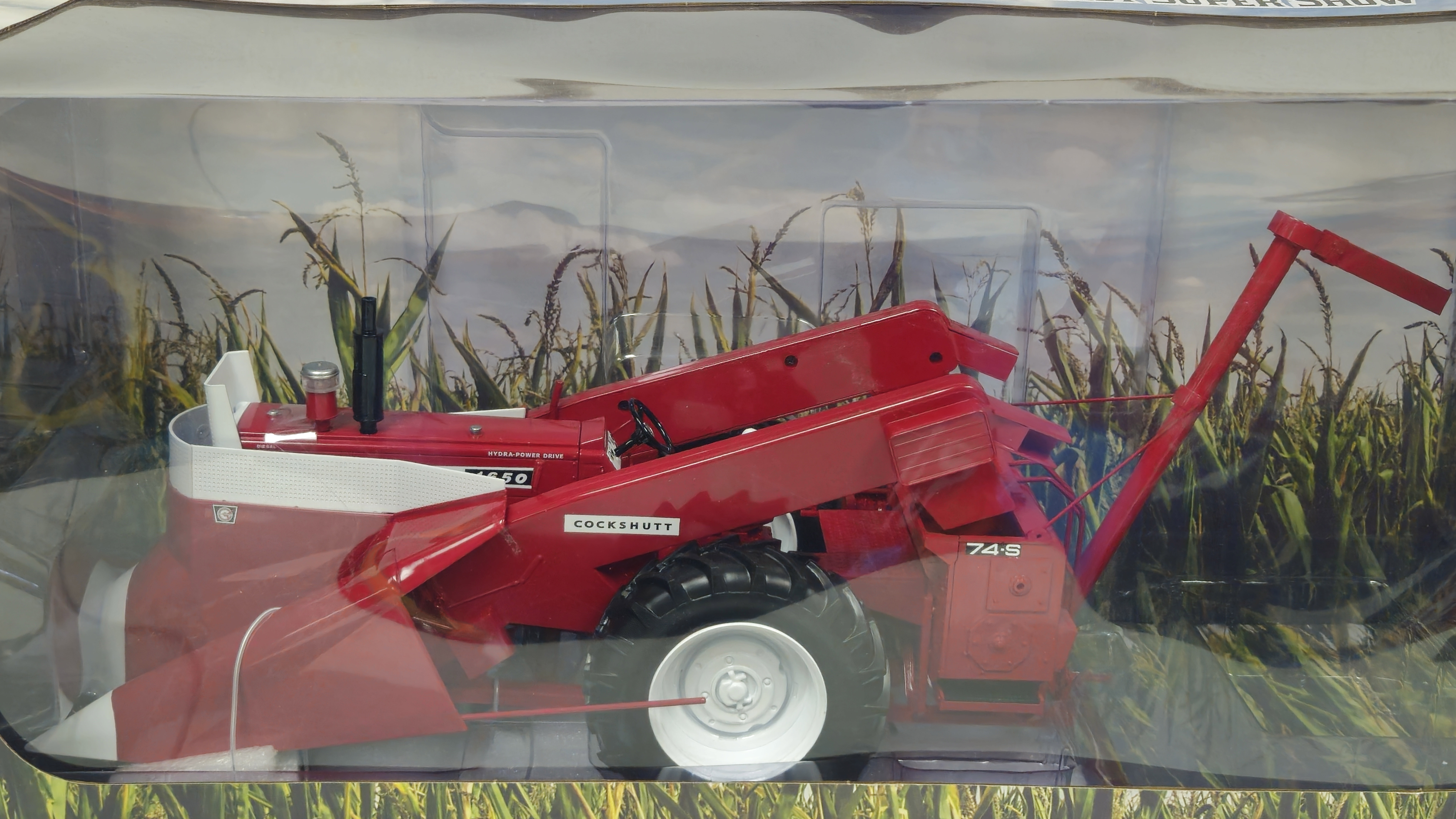 Cockshutt 1650 Tractor with 2-Row Corn Picker