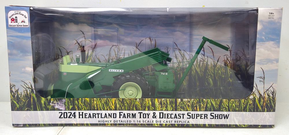 Lot 5166: Oliver 1650 Tractor, 2-Row Corn Picker & Sheller