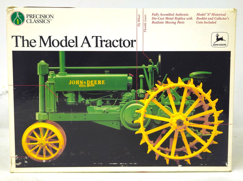 Lot 5168: John Deere HD NF Model A Steel Wheel Tractor