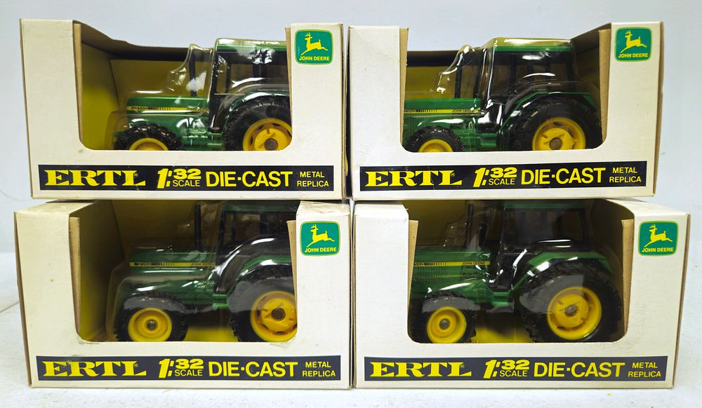 Lot 5180: (4) John Deere Model 3140 Farm Tractor with Cab