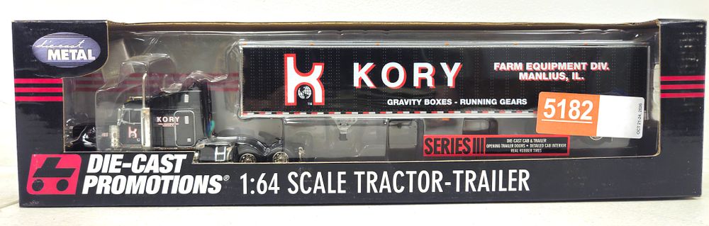 Lot 5182: Kory Farm Equipment Tractor Trailer