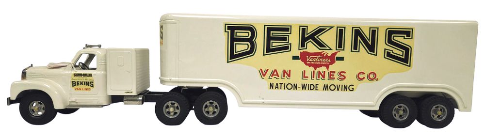 Lot 5212: Smith Miller Bekins Van Line Truck and Trailer