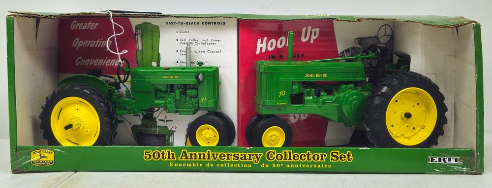 Lot 5244: John Deere 40 & 70 Series NF Tractor Set