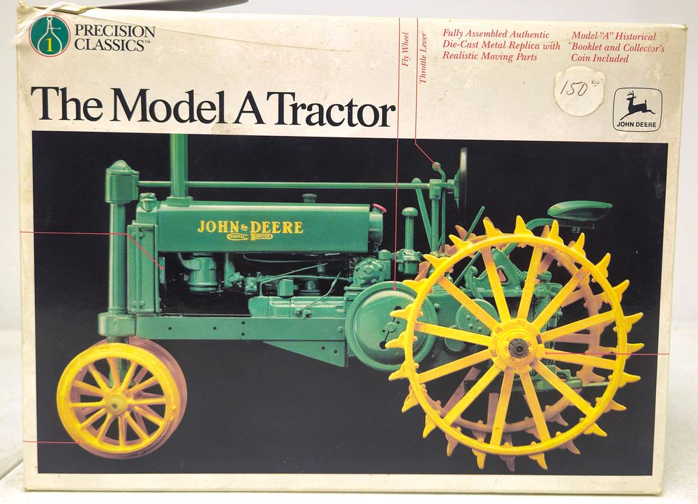 Lot 5260: John Deere HD NF Model A Steel Wheel Tractor
