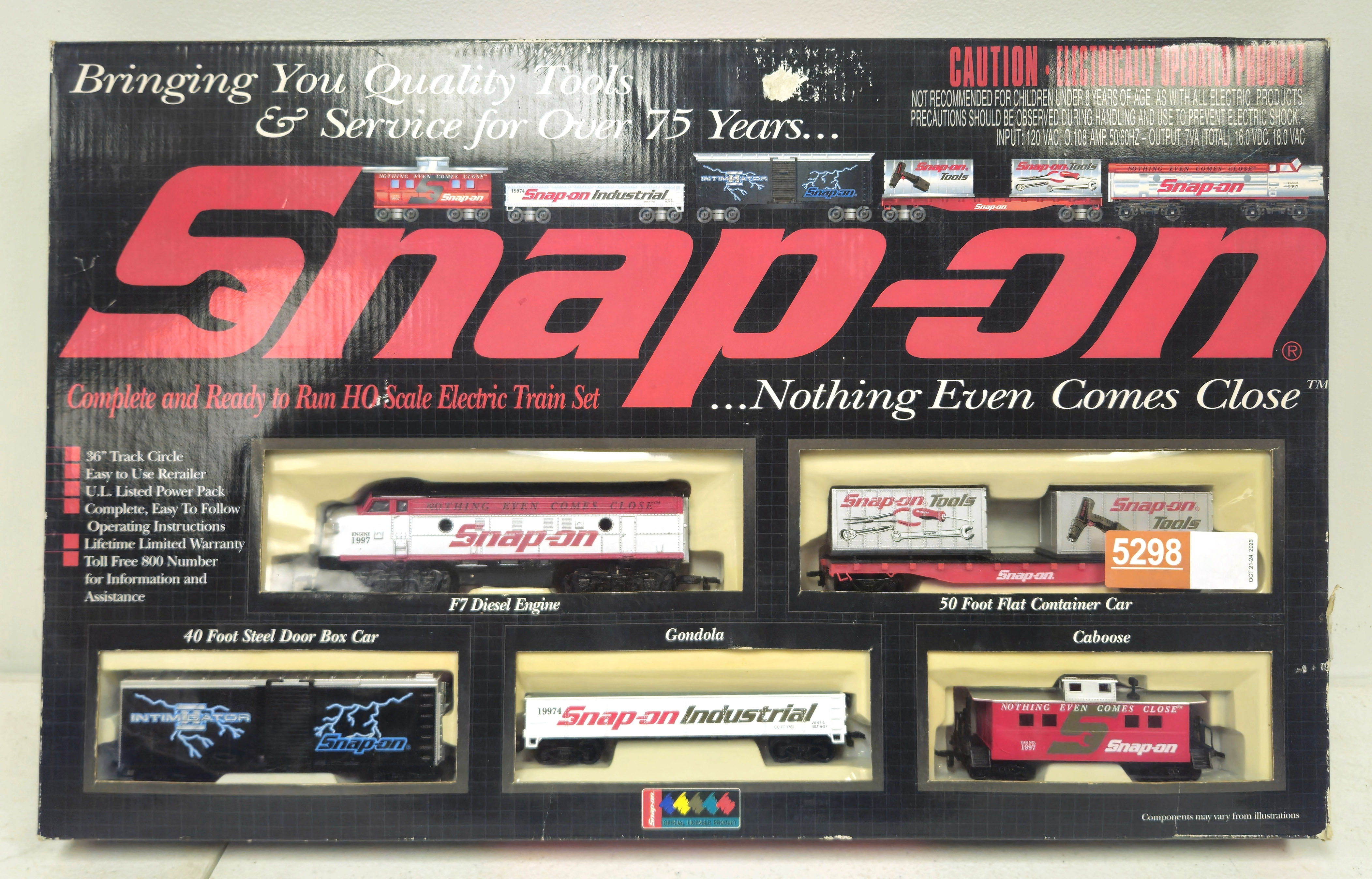 SnapOn HO Scale Electric Train Set