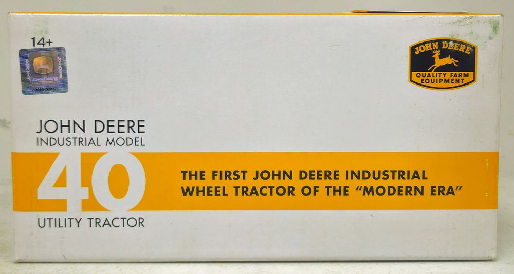 Lot 5317: John Deere WF Industrial Model 40 Utility Tractor