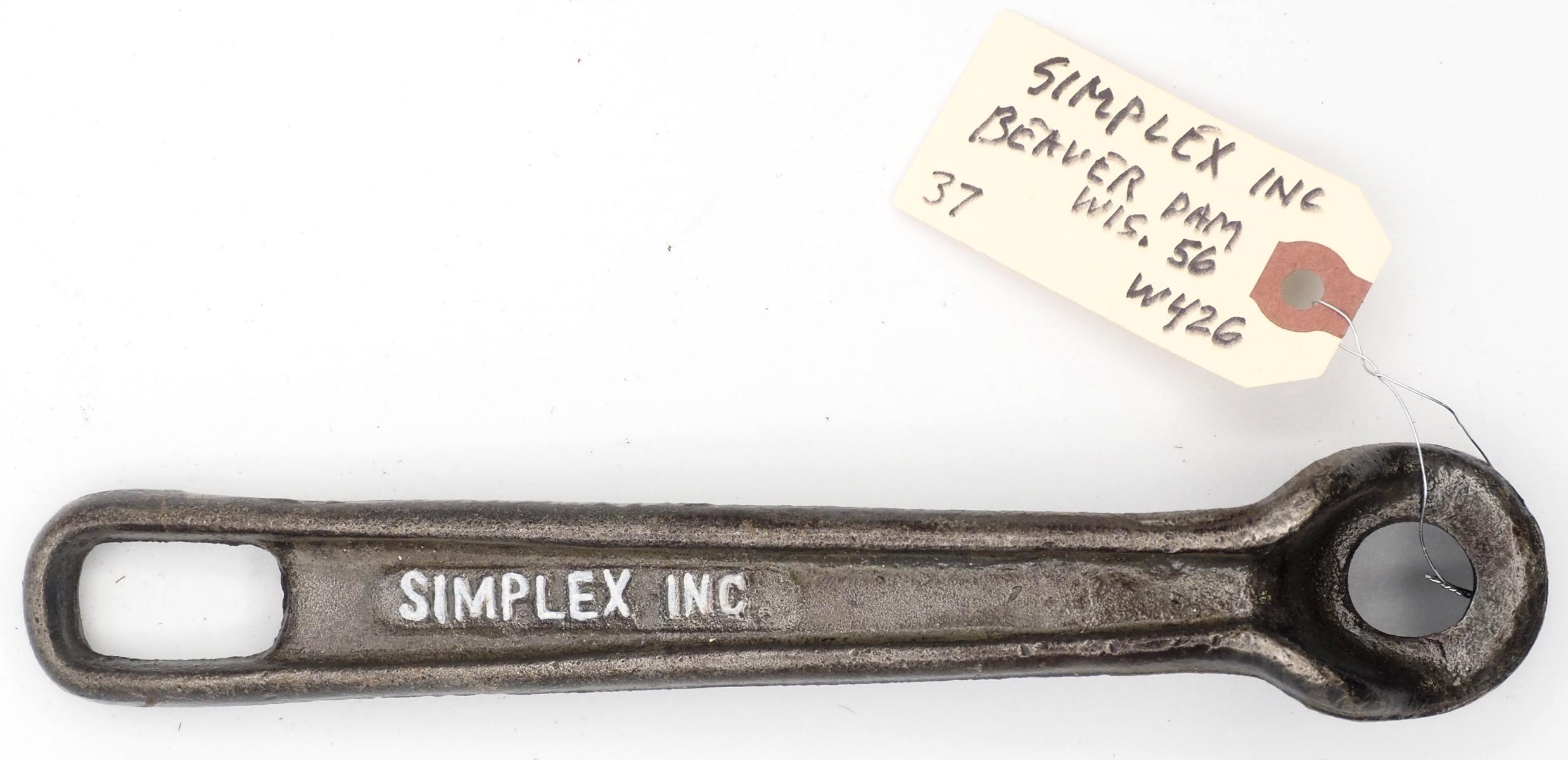 8.75''L "Simplex Inc"
