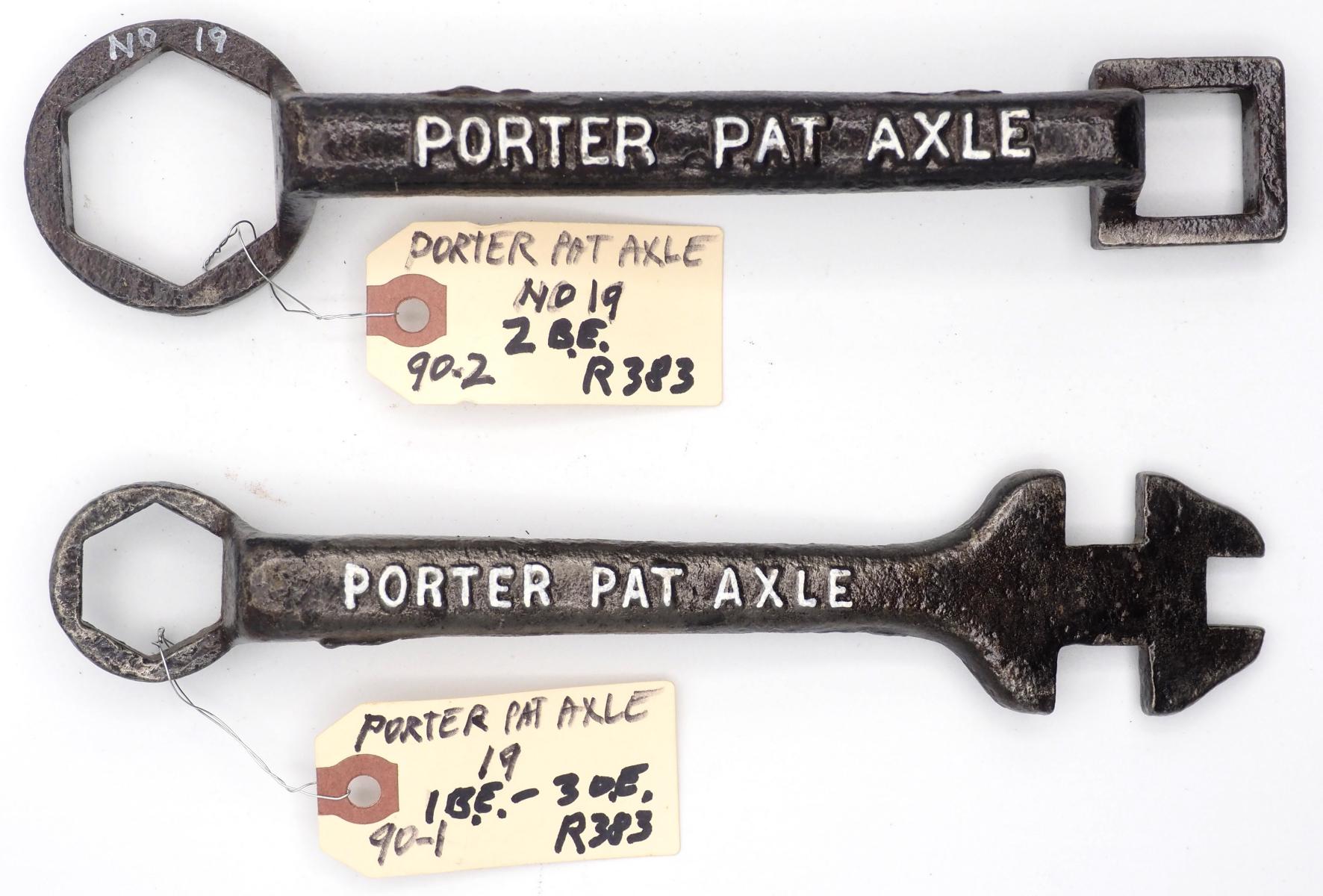 (2) "Porter Pat Axle" Wrenches