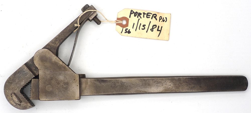 Lot 156: 12''L "Porter Mfg Co Revere Mass"