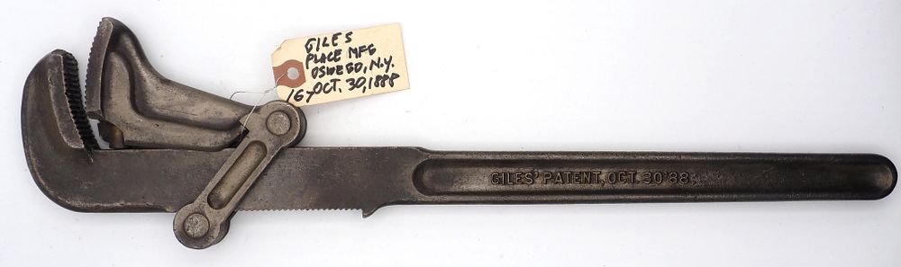 Lot 167: 17.5''L "Giles Patent, Oct 30 '88"