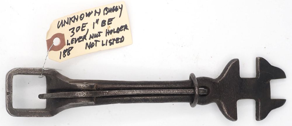 Lot 188: 8.5''L Unmarked/unknown RARE buggy wrench