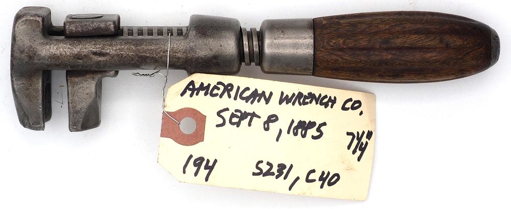 Lot 194: 7.25''L "American Wrench Co August ME"