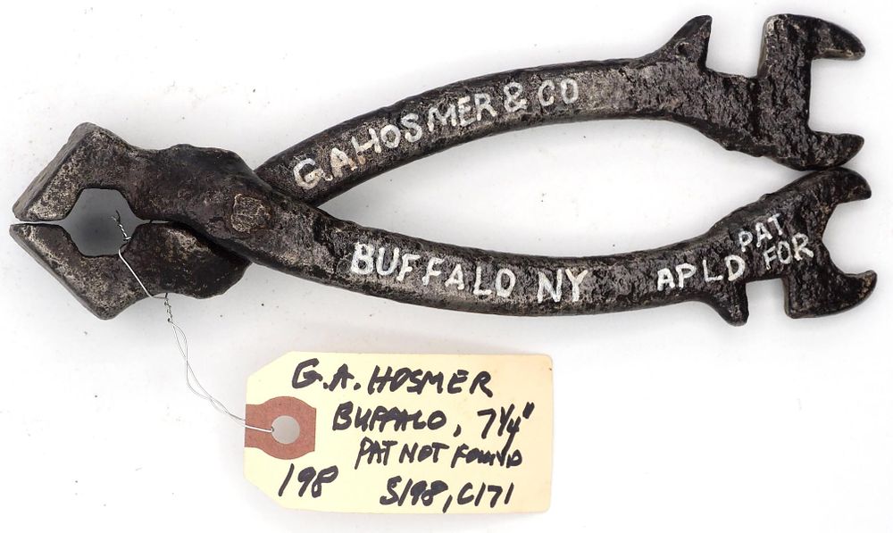 Lot 198: 7.25''L "G.A. Hosmer & Co Buffalo NY"