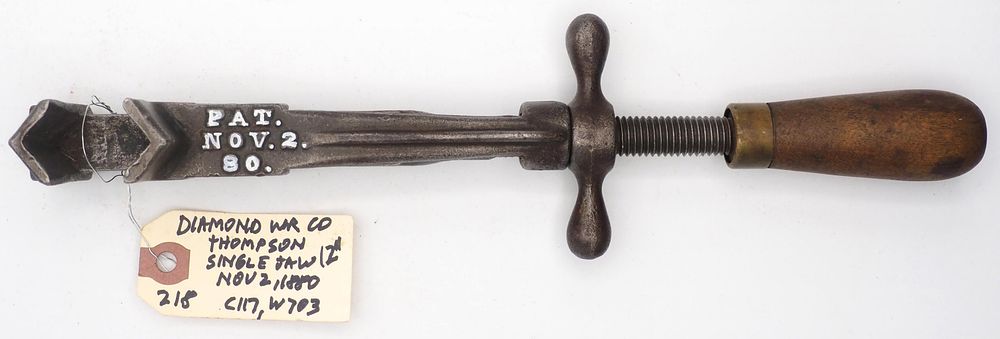 Lot 218: 12''L Diamond Wr. Co.