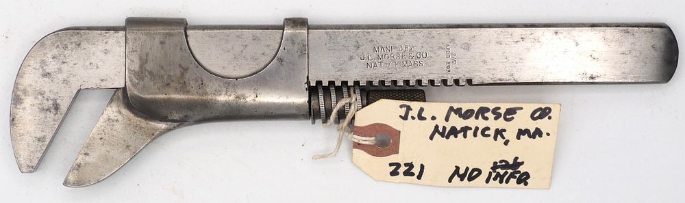Lot 221: 9''L "J.L. Morse & Co.