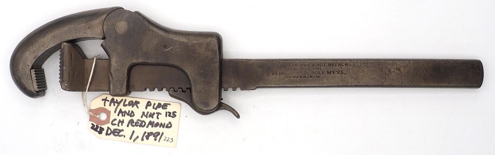 Lot 223: 14.25''L Taylor Pipe & Nut Wrench