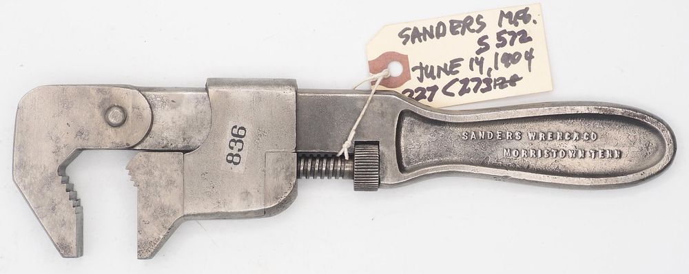 Lot 227: 10''L "Sanders Wrench Co.